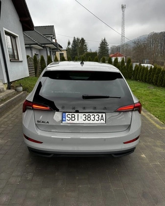 Skoda Scala cena 98000 przebieg: 40000, rok produkcji 2021 z Kowal małe 92